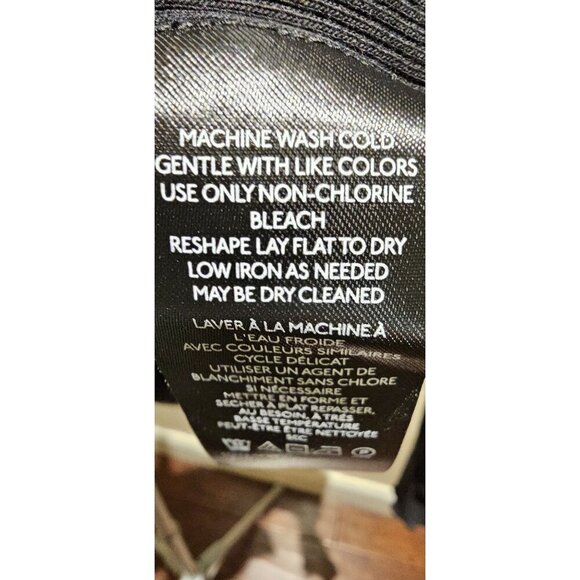 Anthropologie RARE FIND Romantic, Whimsical Medium Black Ruffle Trim Long Sleeve - Picture 7 of 9